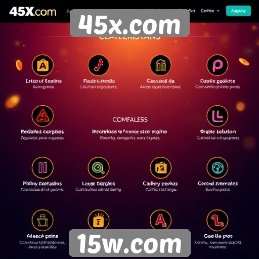 Características e funcionalidades do 45x.com para jogadores